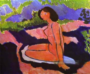 bekannte abstrakte Werke - Ein Sitzen Nackt Fauvismus